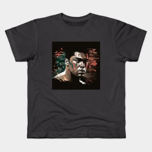 Muhammad Ali colourful illustration Kids T-Shirt